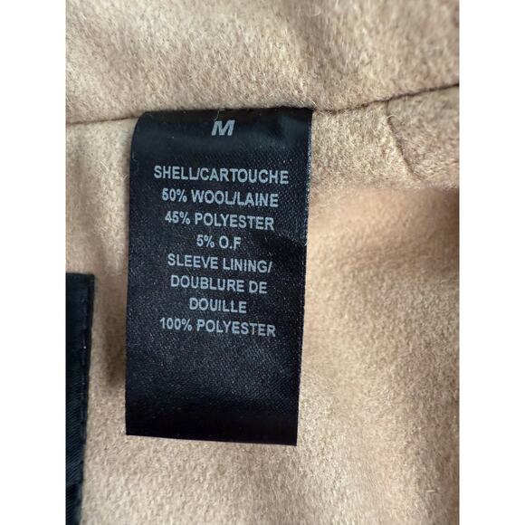 Troy Smith for D Military Double Toggle Coat Tan Caramel SIZE M Wool - Picture 14 of 14